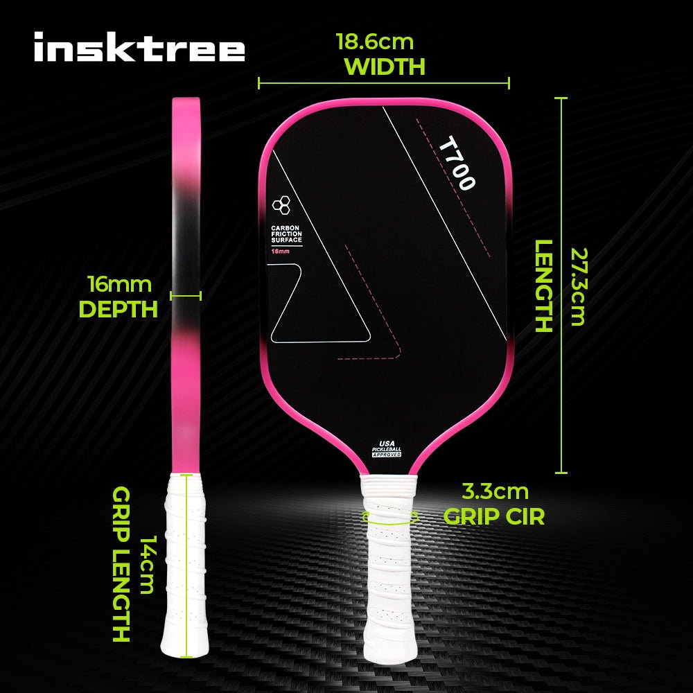 INSK - 830LY Pickleball Paddle Carbon, T700 Pickleball Paddle, Pickleball Carbon Fiber - insktree